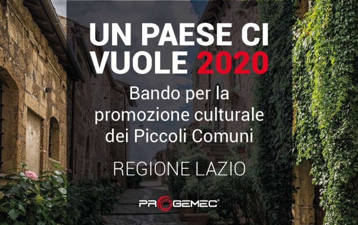bando cultura piccoli comuni