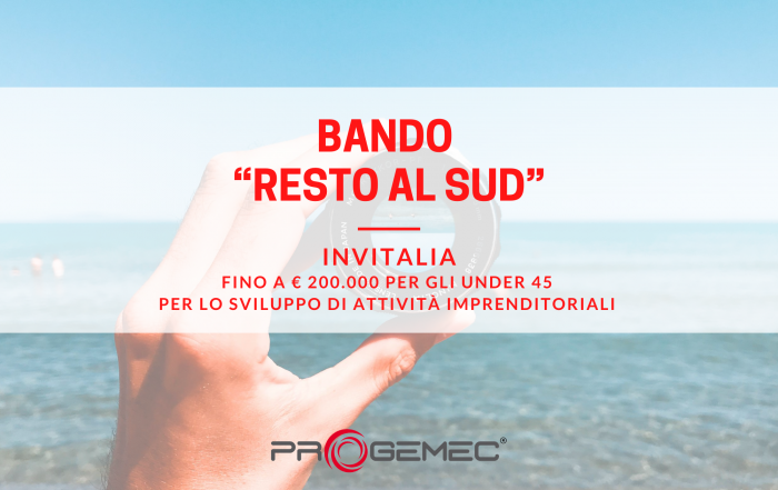 Bando Invitalia Resto al Sud