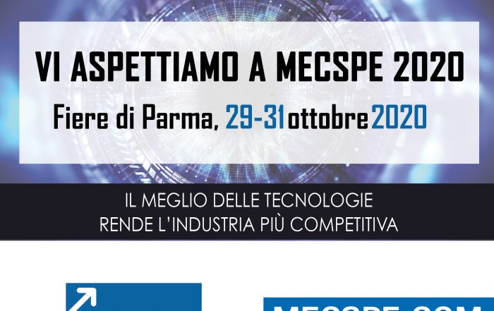 MECSPE PARMA OTTOBRE 2020