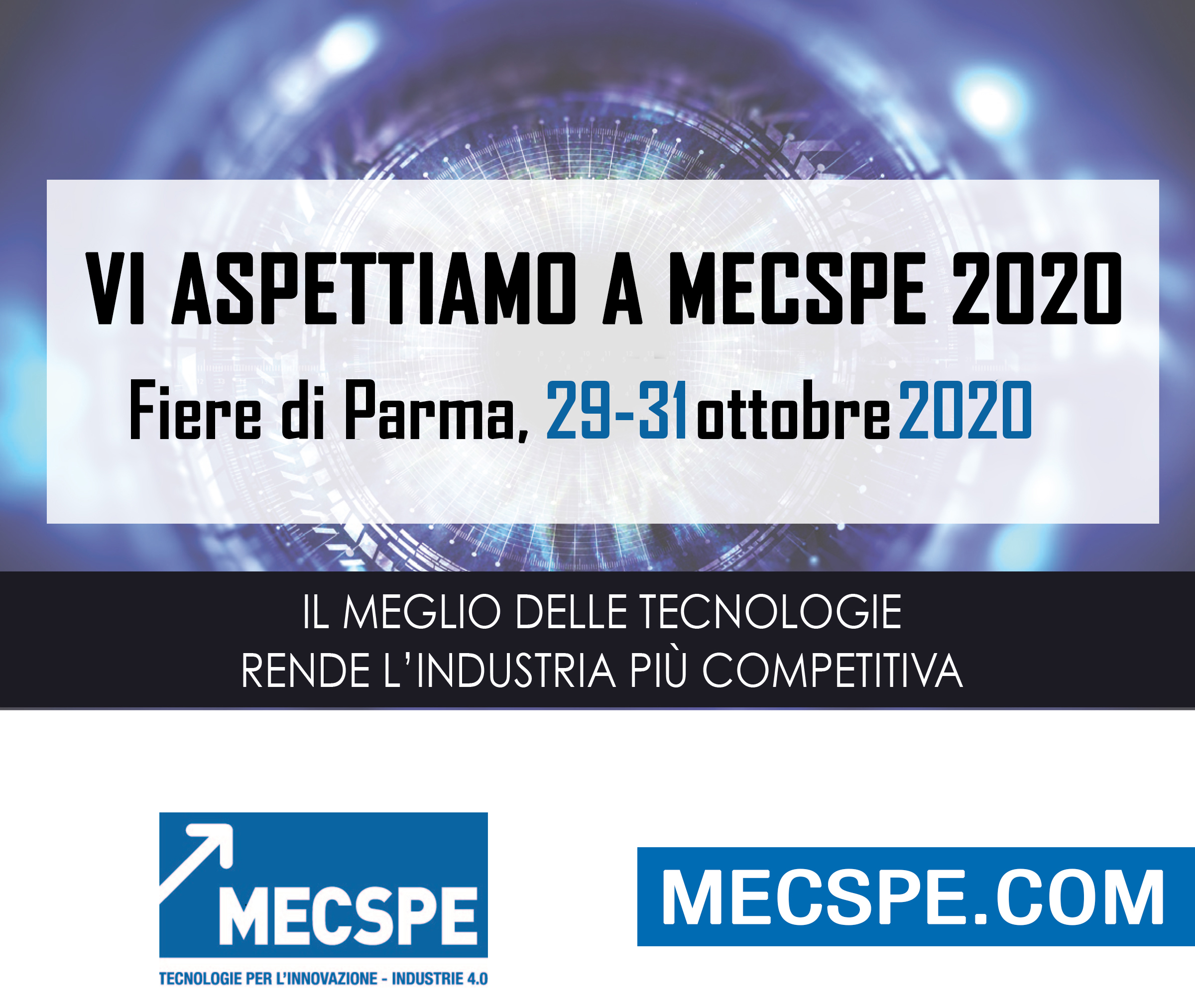 MECSPE PARMA OTTOBRE 2020