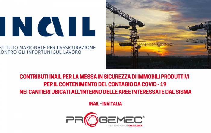 BANDO INAIL SICUREZZA CANTIERI ANTICOVID