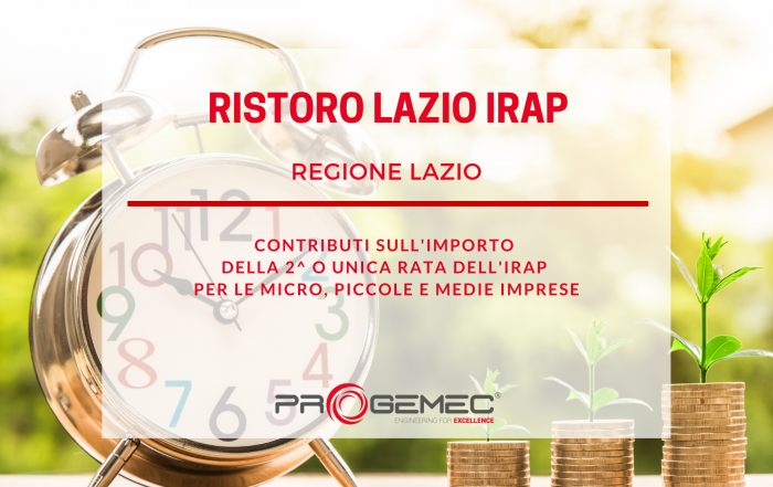 ristoro Lazio IRAP